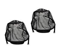 SEWACC 2 Pezzi Cuffia Elastica per Parrucca in Pizzo Traspirante a Rete a Forma di U, Cappucci per Parrucche per Realizzare Parrucche, Accessori per Parrucchieri per Uso Domestico,