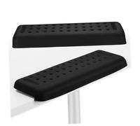 SEWACC 2 Pezzi Desk Extender Ergonomic Arm Rest Pad Memory Foam Wrist Support For Home Office Gaming Painting And Work Multipurpose Cloth Design