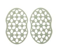 SEWACC 2 pezzi di spazzola per capelli ricci, pettine per arricciare i capelli per volume, pettine spazzola per riccioli intrecciati in TPE per salone di famiglia e uso quotidiano verde