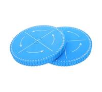 SEWACC 2 Pezzi Dischi Kumihimo Rotondi Blu per di Braccialetti Strumento Professionale per Corde e Fili Piastra Intrecciata per DIY Leggera e Portatile per Artigianato Manuale