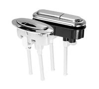 SEWACC 2 pezzi Pulsante Scarico in Plastica per Wc Facile da Installare senza Attrezzi con Asta Tagliabile per Wc Integrata da Resistente e Pratico Colore Casuale Colore Casuale