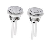 SEWACC 2 pezzi Pulsanti Scarico per Wc Accessorio Serbatoio per Bagno Facili da Installare Senza Attrezzi Compatibili
