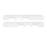 SEWACC 2 Pezzi Righello per Misurare la Distanza Interpupillare, Strumento Portatile Multifunzione per Ottici, Righello Ottico Leggero per Misurazione Precisa della Distanza Pupillare