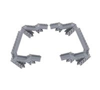 SEWACC 2 Pezzi Scale Diy Railway Scenery Ornament Durable Construction For Home And Office Decor For Model Building Enthusiasts