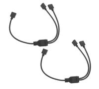 SEWACC 2 Pezzi Splitter Argb Vie Pin per Scheda Madre Estensione Sincronizzazione LED per Raffreddamento CPU e Ventole Argb Trasmissione Veloce e Stabile