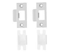SEWACC 2 Set Piastra Bloccaggio Per Porta Piastra Protezione Per Serratura Piastra Copertura Per Porta Piastra Riempimento Per Foro Porta Piastra Battuta Per Porta