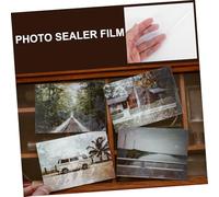 SEWACC 20 Pezzi Laminazione Autoadesiva in PVC Resistente Pellicola Autosigillante per Protezione Foto Anticracking e Antigraffio