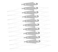 SEWACC 20 Pezzi Needle Threaders for Sewing Large Eye Threader Ergonomic Non-Slip Grip Compact Hand Embroidery Tool for Cross Stitch DIY Needlework