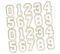 SEWACC 20 Pezzi Toppe Termoadesive Ricamate per Giubbotti Jeans e Abbigliamento Applicazioni Decorative e Riparazione Tessuti