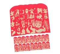 SEWACC 24 Pezzi Buste Rosse Cinesi Envelopes per Capodanno Nozze e Compleanni con Simboli di Fortuna Dimensioni Pratiche per Regali in Denaro e Decorazioni Festive