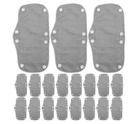 SEWACC 24 Pezzi Cintura di casco di sicurezza a prova di sudore fascia per elmetto Casco della fascia sudore Grey