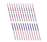 SEWACC 24 pezzi Matite per Studenti con Bandiere Uk e Usa e Portatili per Scuola Ufficio e Feste Patriottiche Design Divertente