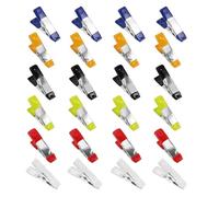 SEWACC 24 Pezzi Morsetti a Molla Mini Resistenti per Campeggio e Giardinaggio, Clip per Tende e Lavorazione Legno, Accessori Portatili per Progetti Fai da Te e Attività All'aperto