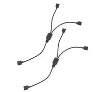 SEWACC 2pezzi Adattatore Argb Splitter Rgb Pin Estensione Splitter Indirizzabili Utilizzati Per Dissipatori Calore Cpu e Ventole Argb Connessione Stabile Configurazione Trasferimento