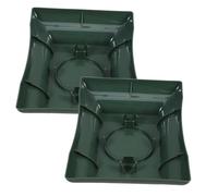 SEWACC 2pezzi Portafiori in Plastica Base per Composizioni Floreali Vassoio per Centrotavola Flessibile Contenitore per Freschi Kit per Ciotola per Decorazioni e Bouquet