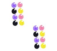 SEWACC 2sets Palette Per Unghie Con Design Anello Strumenti Mini Manicure Per Artisti Delle Unghie e Amatori Pratico e Portatile Resistente Misti Per Creazioni Uniche Di Nail Art