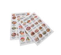 SEWACC 3 Poster Di Ricette Per Pasti Per Diabetici Della Spesa Alimentare Per Diabetici Guida Ai Pasti Per Diete Ipocaloriche Per Diete Diabetiche Piano