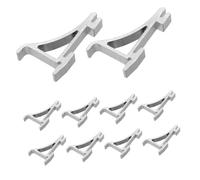 SEWACC 30 Pezzi Clip Supporto Ripiano Congelatore in Alluminio Rinforzato Ganci per Frigorifero e Cooler Portata Pesante per Organizzazione Cucina e Sostituzione Ricambi