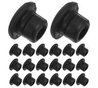 SEWACC 300 Pezzi Tappi di Sicurezza per Ganci Pegboard Fermagli Antiscivolo in Gomma Nera Accessori Blocca Ganci Resistenti per Organizzatori e Laboratori