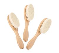 SEWACC 3pezzi Spazzola Per Capelli in Legno Da Setole Morbide Per Ragazzo Ragazza Ragazza Piccoli Strumento Per Del Capelluto Pulizia Della Doccia