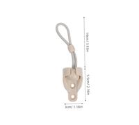 SEWACC 4 Impostato Kit Parti Ricambio Corda con Sfere per Tende Avvolgibili e Outdoor Base Beige Antivento per Oscuranti e Veneziane Installazione Facile per Bali Blinds Down Shades