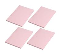 SEWACC 4 Pezzi Blocco Gomma per Incisione Rosa Resistente e Facile da Tagliare per Stampa e Progetti Artistici DIY Dettaglio Elevato e creatività per Artigianato e Laboratori