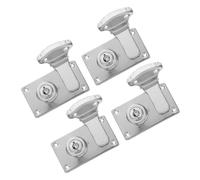 SEWACC 4 Pezzi Chiusure Ferro Stile Retrò per Piccole Valigie Scatole e Cassette Fermagli Decorativi Facili da Installare per Progetti Diy e Sicurezza Potenziata