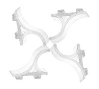 SEWACC 4 pezzi Clip per Mensola Congelatore Alluminio Ganci Resistenti per Frigorifero e Freezer Supporto Sicuro per Sospendere Bottiglie e Sacchetti Accessori Frigorifero Facili da