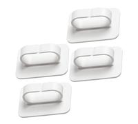 SEWACC 4 pezzi Ganci Adesivi da Design Senza Foratura per Asciugamani e Accessori Adatti per Cucina Bagno e
