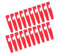 SEWACC 40 Pezzi Piedino Premistoffa Adesivo per Macchina Overlock Piastra in Plastica Resistente all’Usura Cuscinetto di Ricambio Antiscivolo per Cucito Domestico e Creativo