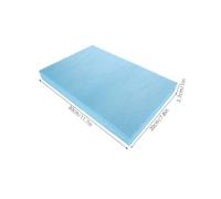 SEWACC 5 Pezzi Blocchi in Schiuma ad Densità per Modellismo e Progetti DIY Base Micro Paesaggio Superficie Liscia e Pitturabile per Diorami Scenografie Miniature e Decorazioni Creative