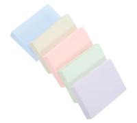 SEWACC 5 set Blocchetti Memo Adesivi Colorati Small Tear-off Carta Spessa Doppia Faccia per Appunti Promemoria e Messaggi per Ufficio Scuola e Personale