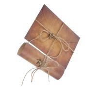 SEWACC 5 Set Buste Vintage con Carta in Retrò Carta Kraft Resistente per Inviti Eleganti Matrimoni Compleanni e Confezione Buste Opache Protettive per Stationery