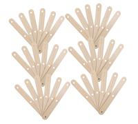 SEWACC 50 pezzi Bastoncini di Legno per Ghiaccioli con Bastoncini Artigianali Lisci per DIY Leggeri e Sicuri per Gelati e Lavoretti Creativi