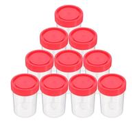 SEWACC 50 Pezzi Contenitore per Campioni Feci 40 Ml con Coperchio a Spirale Contenitore Sigillato per Analisi Laboratorio Campionamento Pratico e senza Perdite Colore Colore Casuale