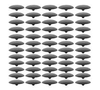 SEWACC 500 Pezzi Copriviti a Testa Bombata in Plastica Nera, Tappi a Vite Impermeabili per Mobili da Cucina e Bagno, Coprivite Decorativi a Scatto Rapido per Montaggio a Parete