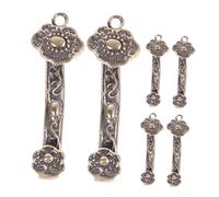 SEWACC 6 Pezzi Pendente Portachiavi Ruyi Antico Charm Decorativo per Chiavi Borse e Accessori Culturali e Design