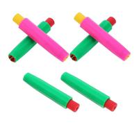 SEWACC 6 Pezzi Portapastelli Automatico Resistente per Scuola Custodia Protettiva per Solubile Impugnatura Facile Premere Colori Casuali Colore Casuale