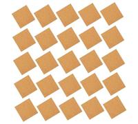 SEWACC 60 Cuscinetti Quadrati Autoadesivi in Sughero 100X100X1Mm per Sottobicchieri e Protezioni Tavoli Fogli di Sughero per Lavori Artigianali Fai da Te e Decorazioni Murali