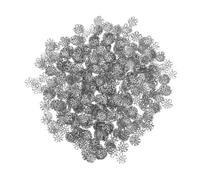 SEWACC 600 Pezzi Metal Flower Bead Caps Filigree Hollow Spacer End Toppers For DIY Jewelry Making Charms For Bracelets Necklaces Earrings Craft