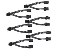 SEWACC 6pezzi Di Alimentazione Per Gpu Da Pin Pin Di Prolunga Pcie Splitter y Per Scheda Di Alimentazione Per Scheda Video Prolunga Gpu