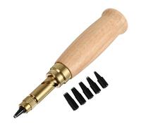 SEWACC 6pezzi Punzonatrici per Pelle in Acciaio Lega Precisi da Perforatore Automatico per Te su Cinture Borse e Tessuti Resistente e Rapido