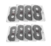 SEWACC 8 Pezzi Cassette Audio Vuote da 60 Minuti, Nastri Plastica per Registrazione Musicale e Vocale, Cassette per Registratore a Microcassette, Uso Creativo e Decorativo per Feste
