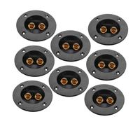 SEWACC 8 Pezzi Speaker Terminals Position Binding Post Box For DIY Home Car Audio Zero Signal Loss Compact Design For Surround Sound Systems