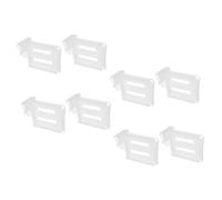 SEWACC 8pezzi Divisori Frigorifero Regolabili Per Organizzazione Balconcino Frigo e Porta Laterale Separatore Scorrevole Per Ripiani e Contenitori Cucina Facile Da Installare