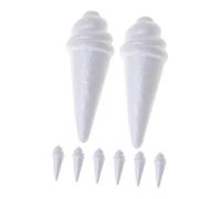 SEWACC 8pezzi Gelati in Schiuma Fai da Te Modelli Incompiuti Gelati in Schiuma Vuoti per Decorazioni e Pittura