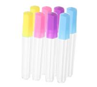 SEWACC 8pezzi Organizer per Aghi da Ricamo e Cucito Tubi Chiari in Plastica con Chiusura Ermetica Porta Aghi per Cucire Mano Contenitori Trasparenti Multifunzione per Lavori di Cucito