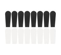 SEWACC Accessori Antiscivolo per Pinze Macchine a Griffe, Coperture in Plastica Testurizzate per Artigli di Gru 30 Pezzi Color Bianco e Nero, Protezioni Resistenti per Distributori