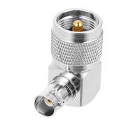 SEWACC Adattatore Angolare Uhf Rame per Antenna Radioamatori Connettore Coassiale Uhf Maschio Convertitore Compatto e Durevole per Installazione Facile