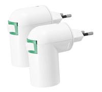 SEWACC Adattatore da Connettore Ue a Attacco E27 Interruttore, Portalampada Girevole per Lampadine, Set da 2 Pezzi, Supporto per Lampada, Forniture per Collegamento Luce